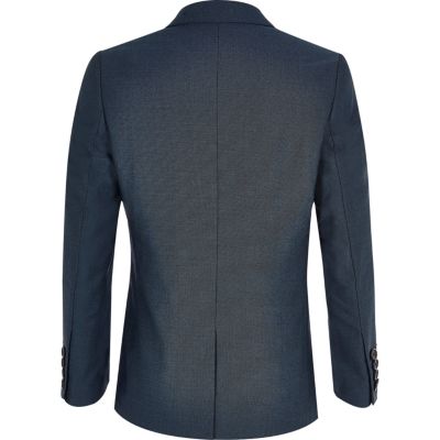 Boys navy suit blazer jacket